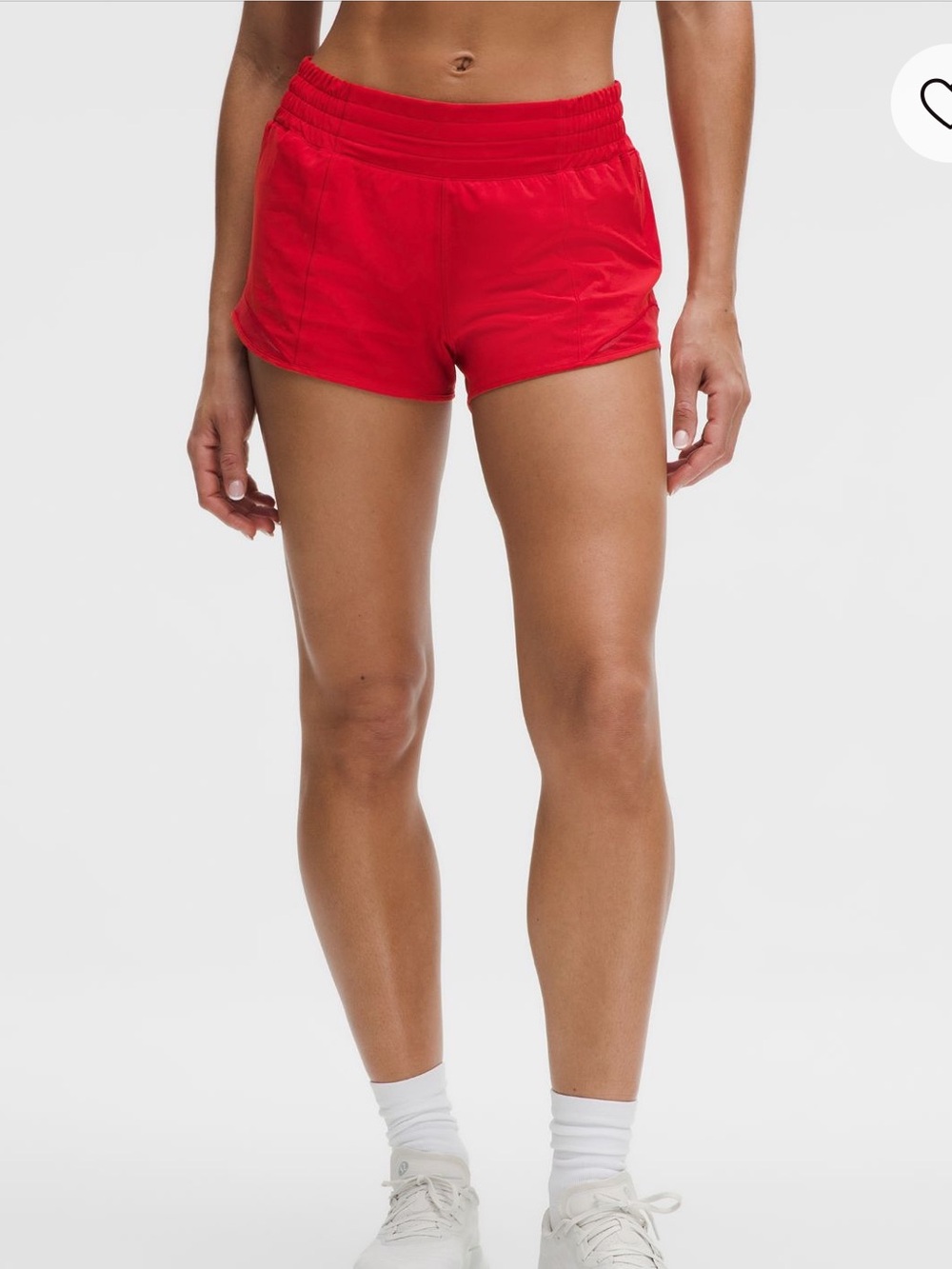 NWT! Hotty Hot High-Rise Lined Short 2.5" - OXFD Red